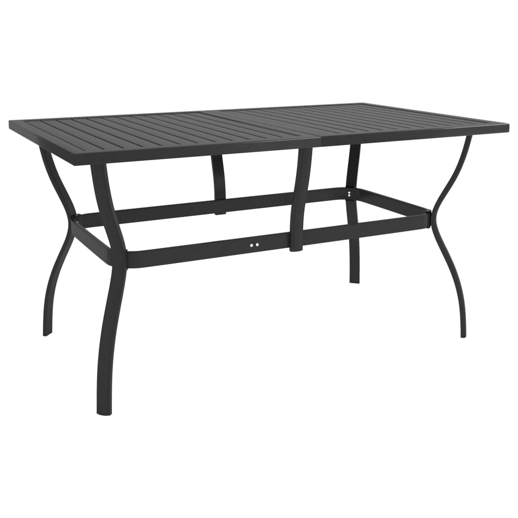vidaXL Garden Table 81.5x81.5x72 cm Steel Anthracite