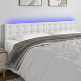 vidaXL Hoofdbord LED 80x5x78/88 cm kunstleer zwart