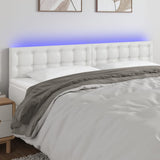 vidaXL Hoofdbord LED 80x5x78/88 cm kunstleer zwart