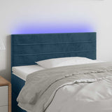 vidaXL Headboard LED 80x5x78/88 cm velvet light grey