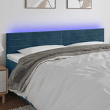 vidaXL Headboard LED 80x5x78/88 cm velvet light grey