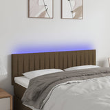 vidaXL Hoofdbord LED 80x5x78/88 cm stof lichtgrijs