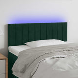 vidaXL LED Headboard 80x5x78/88 cm Velvet Light Grey