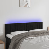 vidaXL LED Headboard 80x5x78/88 cm Velvet Light Grey