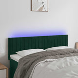 vidaXL LED Headboard 80x5x78/88 cm Velvet Light Grey
