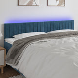 vidaXL LED Headboard 80x5x78/88 cm Velvet Light Grey