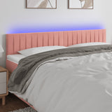 vidaXL LED Headboard 80x5x78/88 cm Velvet Light Grey