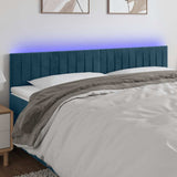 vidaXL LED Headboard 80x5x78/88 cm Velvet Light Grey