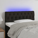 vidaXL Hoofdbord LED 80x7x78/88 cm stof lichtgrijs