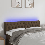 vidaXL Hoofdbord LED 80x7x78/88 cm stof lichtgrijs