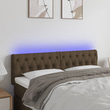 vidaXL Hoofdbord LED 80x7x78/88 cm stof lichtgrijs