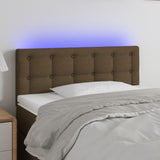 vidaXL Hoofdbord LED 80x5x78/88 cm stof lichtgrijs