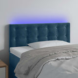 vidaXL Hoofdbord LED 80x5x78/88 cm fluweel lichtgrijs