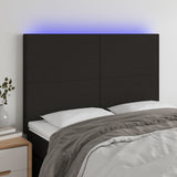 vidaXL Hoofdbord LED 80x5x78/88 cm stof lichtgrijs