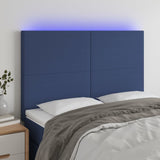 vidaXL Hoofdbord LED 80x5x78/88 cm stof lichtgrijs