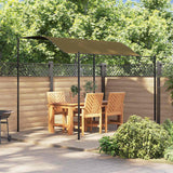 vidaXL Zonneluifel 180 g/m² 3x2,4 m taupe