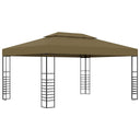 vidaXL Gazebo 180 g/m² 3x4 m taupe