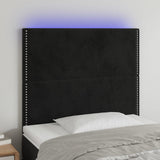 vidaXL Hoofdbord LED 80x5x78/88 cm fluweel lichtgrijs