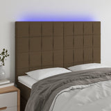 vidaXL Hoofdbord LED 80x5x78/88 cm stof lichtgrijs