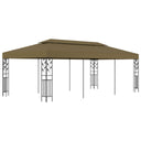 vidaXL Party Tent 180 g/m² 6x3 m taupe