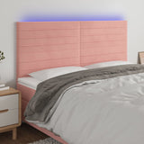 vidaXL Headboard LED 80x5x78/88 cm velvet light grey