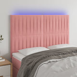 vidaXL LED Headboard 80x5x78/88 cm Velvet Light Grey