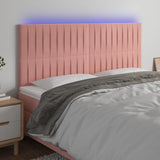 vidaXL LED Headboard 80x5x78/88 cm Velvet Light Grey