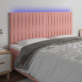 vidaXL LED Headboard 80x5x78/88 cm Velvet Light Grey