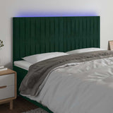 vidaXL LED Headboard 80x5x78/88 cm Velvet Light Grey