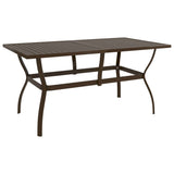 vidaXL Garden Table 81.5x81.5x72 cm Steel Anthracite