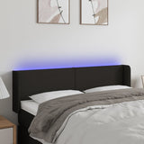 vidaXL Hoofdbord LED 83x16x78/88 cm stof lichtgrijs