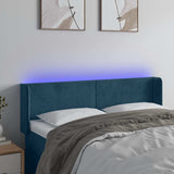 vidaXL Hoofdbord LED 83x16x78/88 cm fluweel lichtgrijs