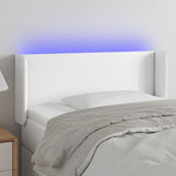vidaXL Hoofdbord LED 83x16x78/88 cm kunstleer zwart