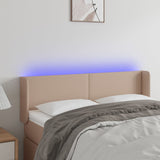 vidaXL Hoofdbord LED 83x16x78/88 cm kunstleer zwart