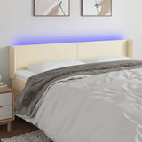 vidaXL Hoofdbord LED 83x16x78/88 cm kunstleer zwart