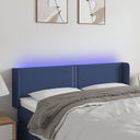 vidaXL LED Headboard 83x16x78/88 cm fabric light grey