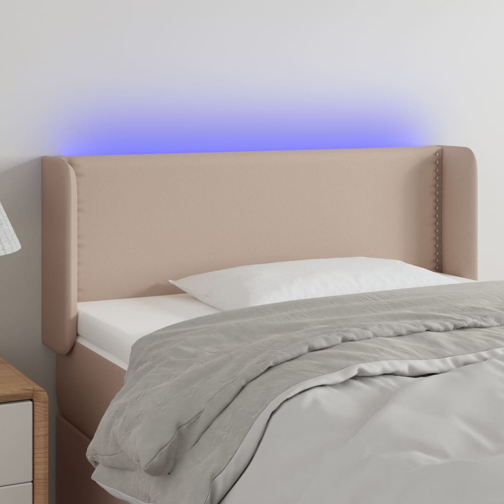vidaXL Panneau de porte LED 83x16x78/88 cm noir artistique