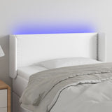 vidaXL Panneau de porte LED 83x16x78/88 cm noir artistique
