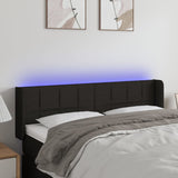 vidaXL Hoofdbord LED 83x16x78/88 cm stof lichtgrijs