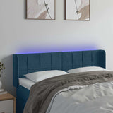 vidaXL Hoofdbord LED 83x16x78/88 cm fluweel lichtgrijs