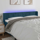 vidaXL Hoofdbord LED 83x16x78/88 cm fluweel lichtgrijs