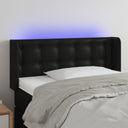 vidaXL Panneau de porte LED 83x16x78/88 cm noir artistique