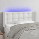 vidaXL Panneau de porte LED 83x16x78/88 cm noir artistique