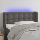 vidaXL Panneau de porte LED 83x16x78/88 cm noir artistique