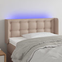vidaXL Panneau de porte LED 83x16x78/88 cm noir artistique