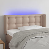 vidaXL Hoofdbord LED 83x16x78/88 cm kunstleer zwart