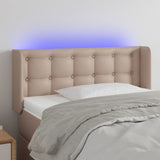vidaXL Hoofdbord LED 83x16x78/88 cm kunstleer zwart
