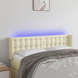 vidaXL Hoofdbord LED 83x16x78/88 cm kunstleer zwart