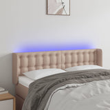 vidaXL Hoofdbord LED 83x16x78/88 cm kunstleer zwart