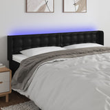 vidaXL Hoofdbord LED 83x16x78/88 cm kunstleer zwart